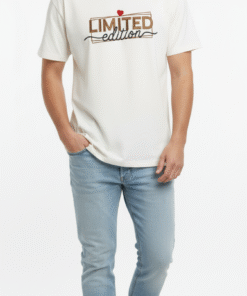 Off-White Embroidered Oversized Tee - Limited Edition